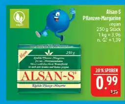 Marktkauf Alsan-s pflanzen-margarine Angebot