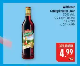 Marktkauf Wilthener gebirgskräuter likör Angebot