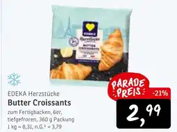 KONSUM Edeka herzstücke butter croissants Angebot