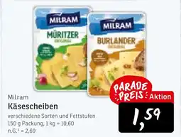 KONSUM Milram käsescheiben Angebot