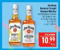 Marktkauf Jim beam kentucky straight bourbon whiskey honey Angebot
