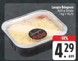 Edeka Lasagne bolognese Angebot