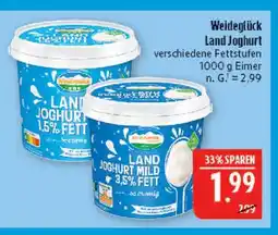 Marktkauf Weideglück land joghurt 1,5% fett Angebot