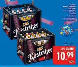 Marktkauf Köstritzer edel pils, alkoholfrei oder radler Angebot
