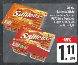 Edeka Lorenz saltletts sticks Angebot