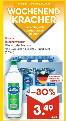Netto Marken-Discount Salvus mineralwasser Angebot