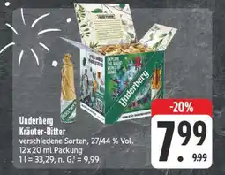 Edeka Underberg kräuter-bitter Angebot