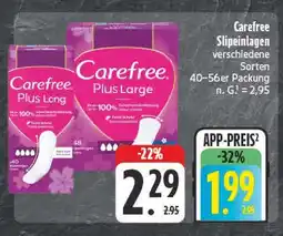 Edeka Carefree plus long Angebot