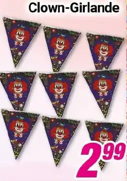CENTERSHOP Clown-Girlande Angebot