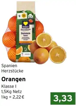 CAP Markt Edeka Herzstücke Orangen Angebot