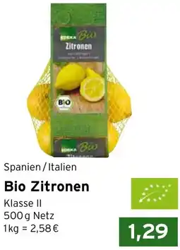 CAP Markt Edeka Bio Zitronen Angebot