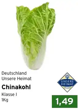 CAP Markt UNSERE HEIMAT Chinakohl Angebot