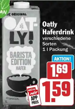 HIT Oatly Haferdrink Angebot