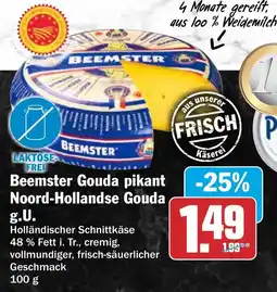 HIT Beemster Gouda pikant Noord-Hollandse Gouda g.U. Angebot