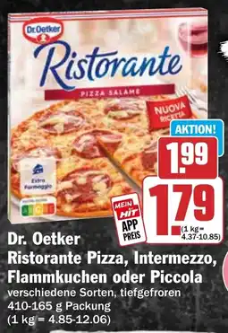 HIT Dr Oetker Ristorante Pizza, Intermezzo, Flammkuchen oder Piccola Angebot