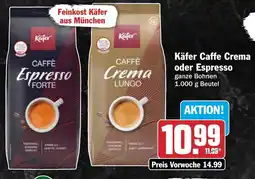 HIT Käfer Caffe Crema oder Espresso Angebot