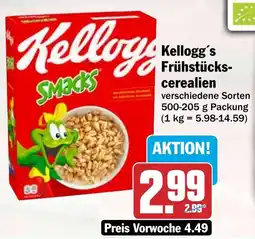 HIT Kellogg's Frühstücks cerealien Angebot
