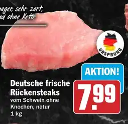 HIT Deutsche frische Rückensteaks Angebot