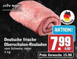 HIT Deutsche frische Oberschalen-Rouladen Angebot