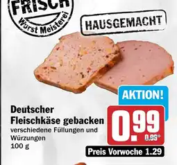 HIT Deutscher Fleischkäse gebacken Angebot