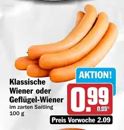 HIT Klassische Wiener oder Geflügel-Wiener Angebot
