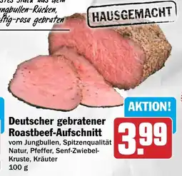 HIT Deutscher gebratener Roastbeef-Aufschnitt Angebot