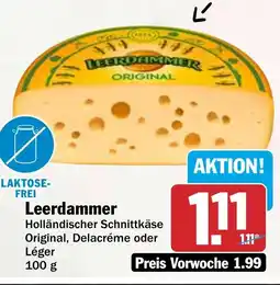 HIT Leerdammer Holländischer Schnittkäse Original, Delacréme oder Léger Angebot