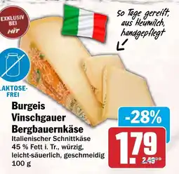 HIT Burgeis Vinschgauer Bergbauernkäse Angebot