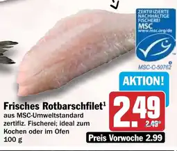 HIT Frisches Rotbarschfilet Angebot