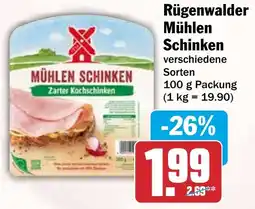 HIT Rügenwalder Mühlen Schinken Angebot