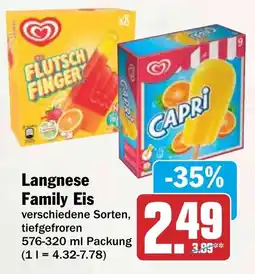 HIT Langnese Family Eis Angebot