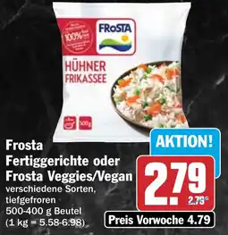HIT Frosta Fertiggerichte oder Frosta Veggies/Vegan Angebot