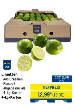 METRO METRO Chef Limetten Angebot