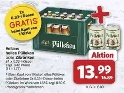 Famila Nord Ost Veltins helles Pülleken oder Zitrönken Angebot