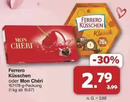 Famila Nord Ost Ferrero Küsschen oder Mon Chéri Angebot
