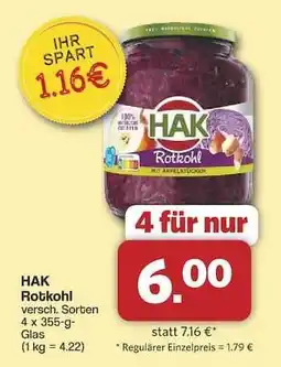 Famila Nord Ost HAK Rotkohl Angebot