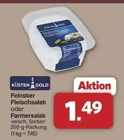 Famila Nord Ost KÜSTEN GOLD Feinster Fleischsalat oder Farmersalat Angebot