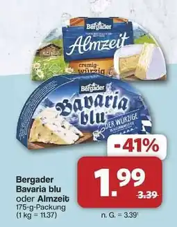 Famila Nord Ost BERGADER Bavaria Blu oder Almzeit Angebot