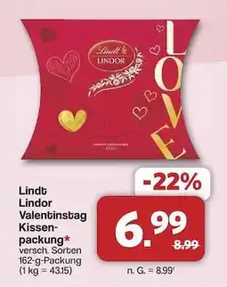 Famila Nord Ost Lindt Lindor Valentinstag Kissenpackung Angebot