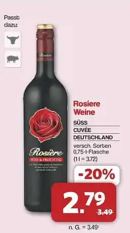 Famila Nord Ost Rosiere Weine Angebot