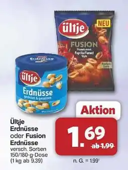 Famila Nord Ost Ültje Erdnüsse oder Fusion Erdnüsse Angebot