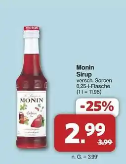 Famila Nord Ost Monin Sirup Angebot