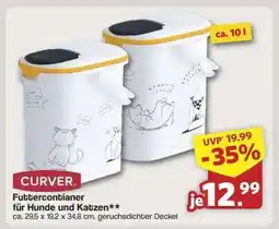 Famila Nord Ost CURVER Futtercontainer für Hunde und Katzen Angebot