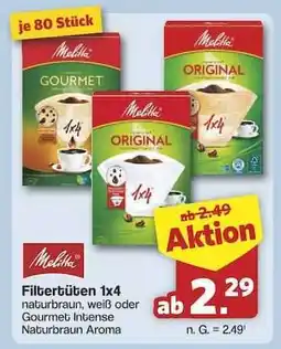 Famila Nord Ost Melitta Filtertüten 1x4 Angebot