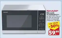 Famila Nord Ost Sharp Mikrowelle YC-PS204AE-S Angebot