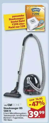 Famila Nord Ost Clatronic Staubsauger BS 1300 N Angebot