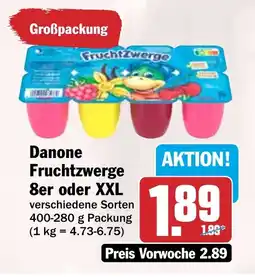HIT Danone Fruchtzwerge 8er oder XXL Angebot