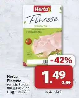 Famila Nord Ost Herta Finesse Angebot