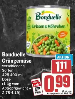 HIT Bonduelle Grüngemüse Angebot