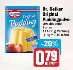 HIT Dr. Oetker Original Puddingpulver Angebot